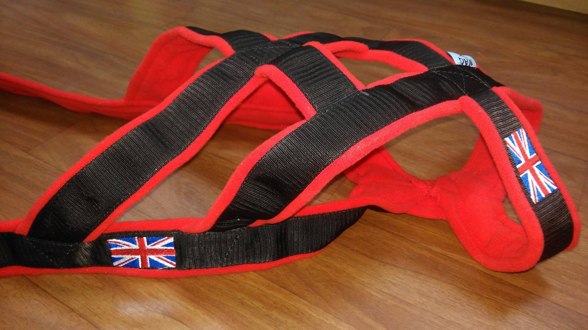U.K. wieght pull postroj bílý, š.5cm