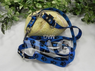 vodítko přepínací modréčerné packy,d.2,5m