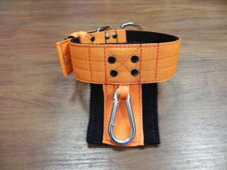 Chain pull obojek, š.5cm hnědý ST