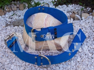 obojek klasický modrý, š.5cm,d.50cm