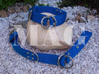 polostahovací modrý š.4cm,d.50cm