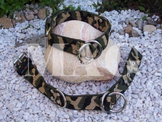 polostahovací army green š.4cm