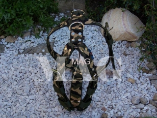 postroj pro obranu , army green, š.4cm