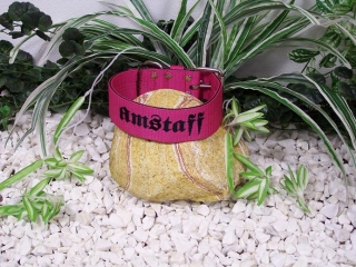 Amstaff,růžová+černá,š.5cm