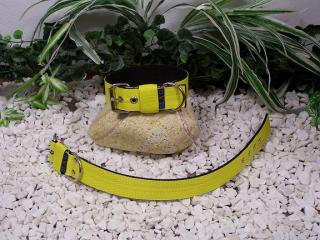 obojek žlutý -ST,š.4cm,d.50cm