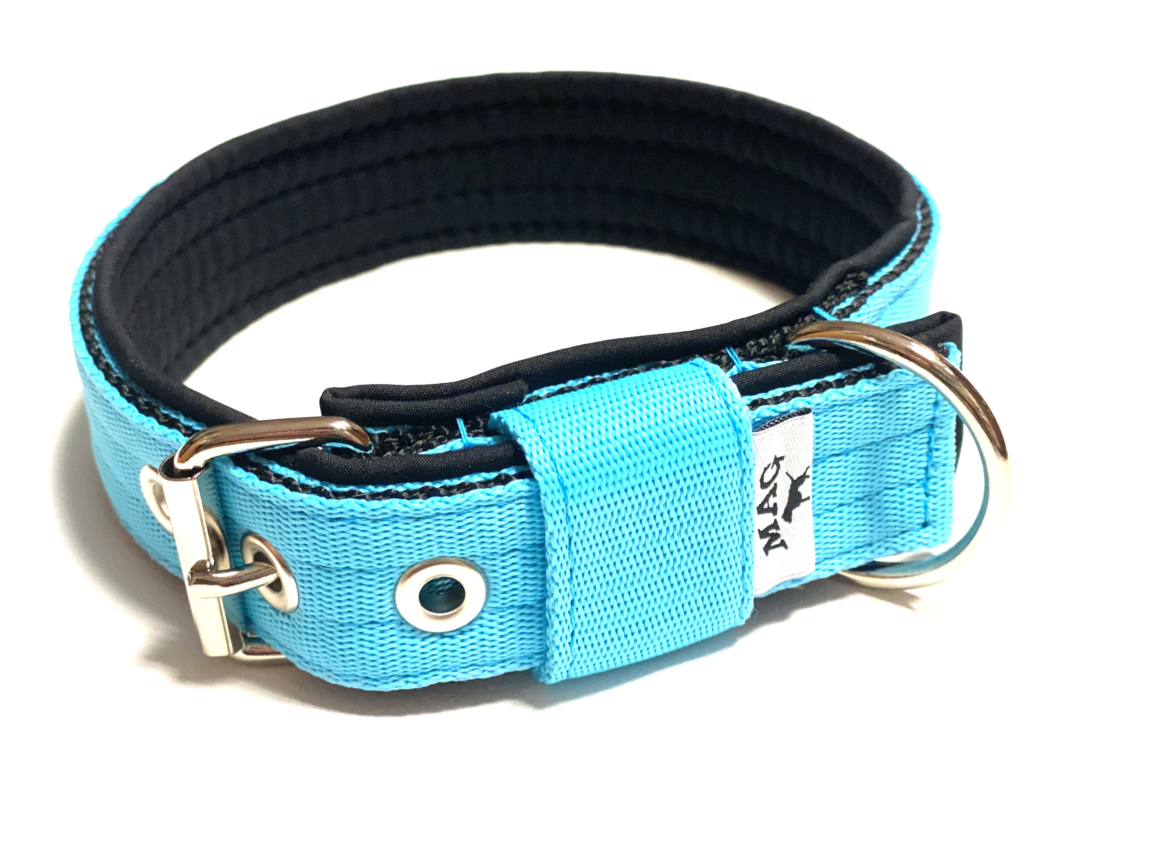 obojek s okem za přezkou š.3cm+softshell