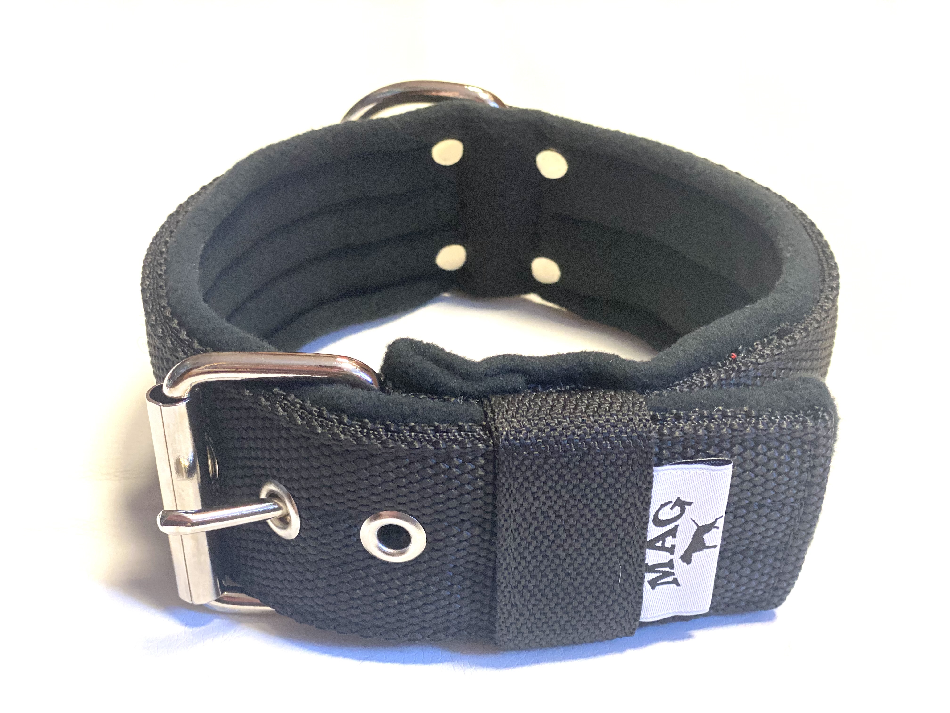 obojek s okem za přezkou š.5cm+fleec