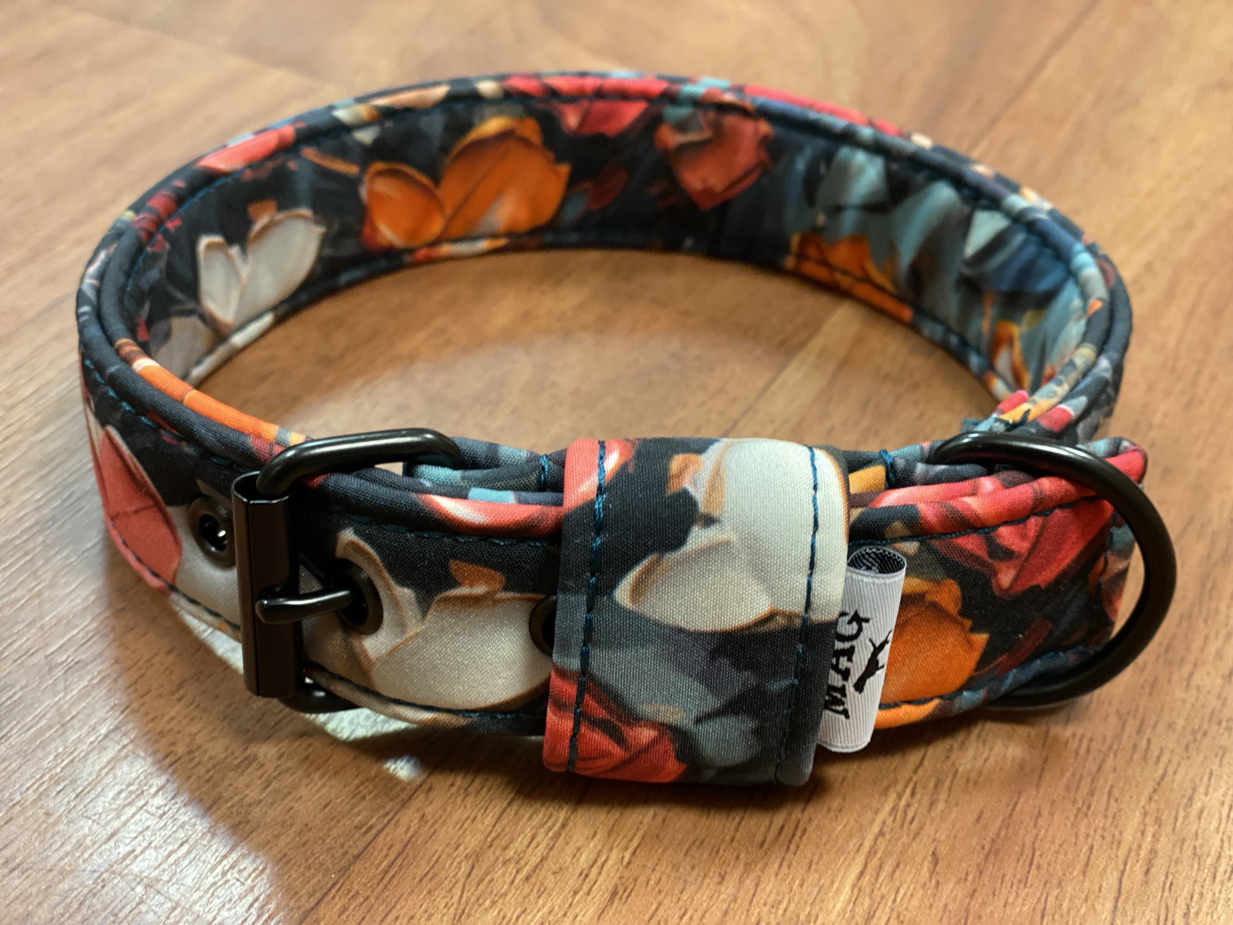 obojek soft. vršek - malovaná srdíčka š.3cm