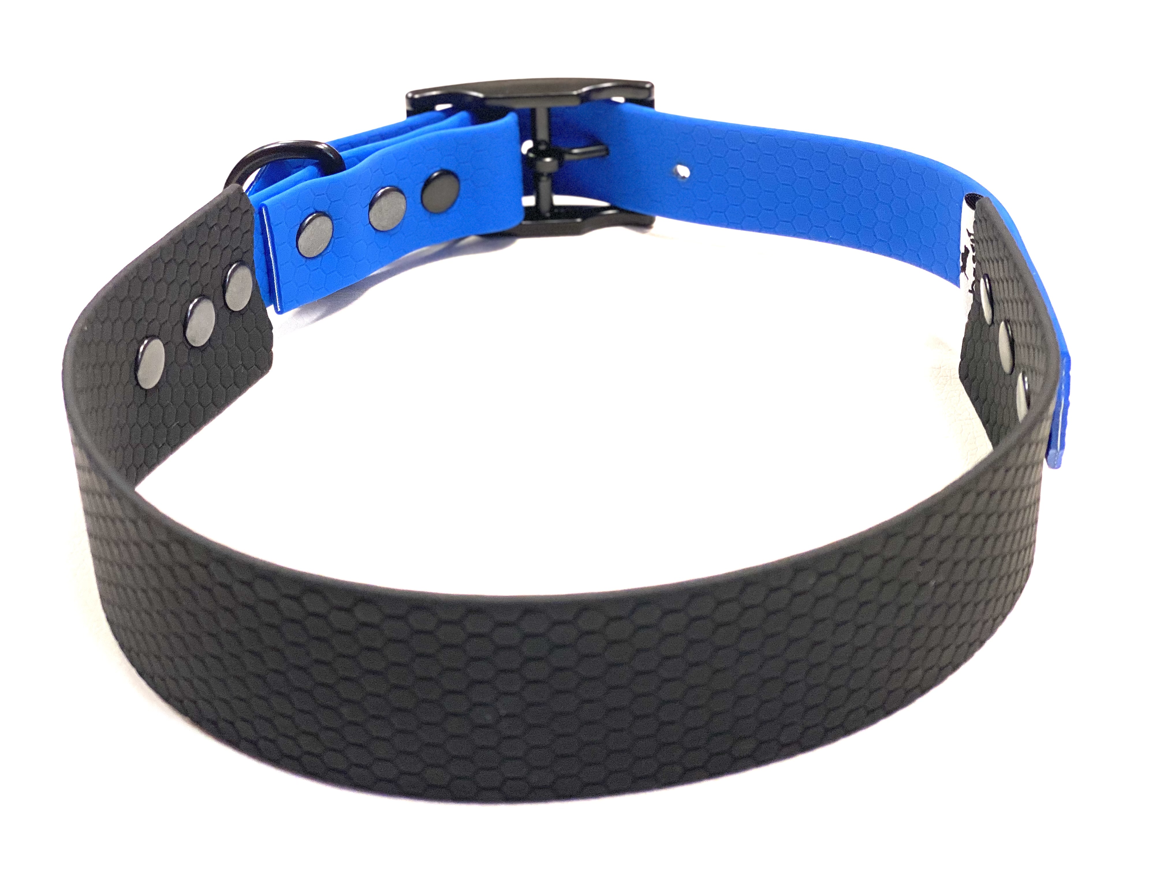 Hexa obojek kombinace 4cm a 2,5cm, černé kování