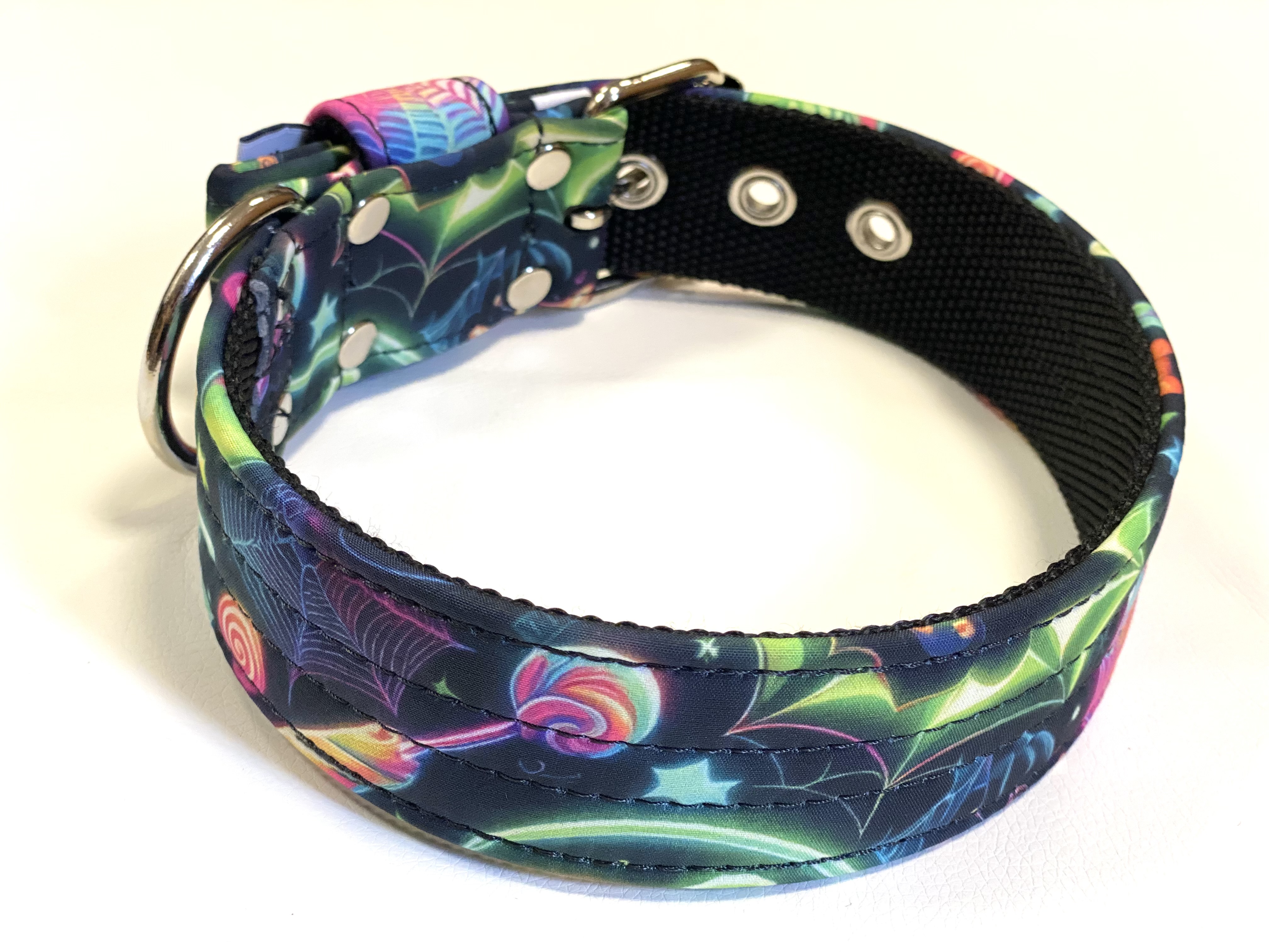 obojek soft. vršek š.4cm Halloween barevný