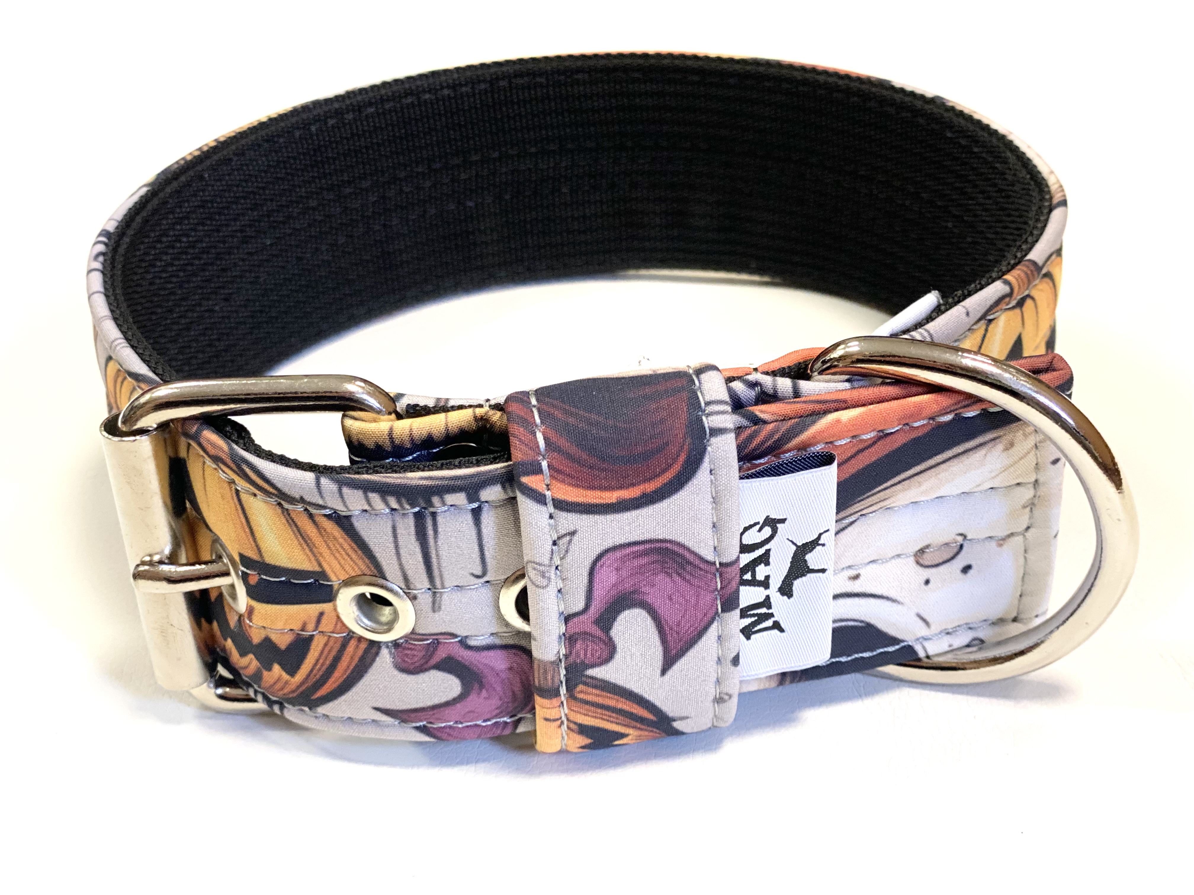 obojek soft. vršek š.5cm Halloween - dýně