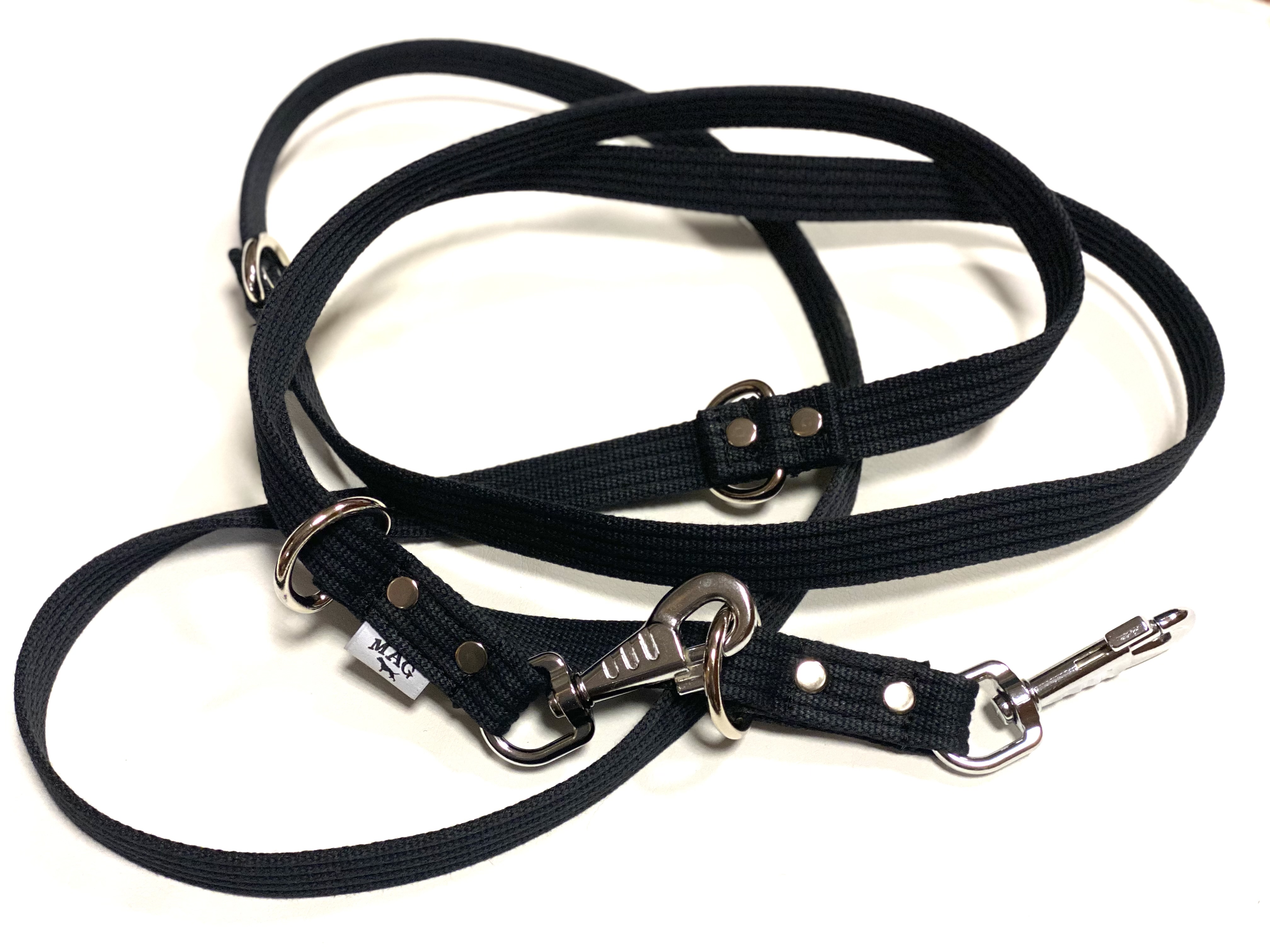 přepínací bavlněný černý,š.2,4cm, d.2,5m