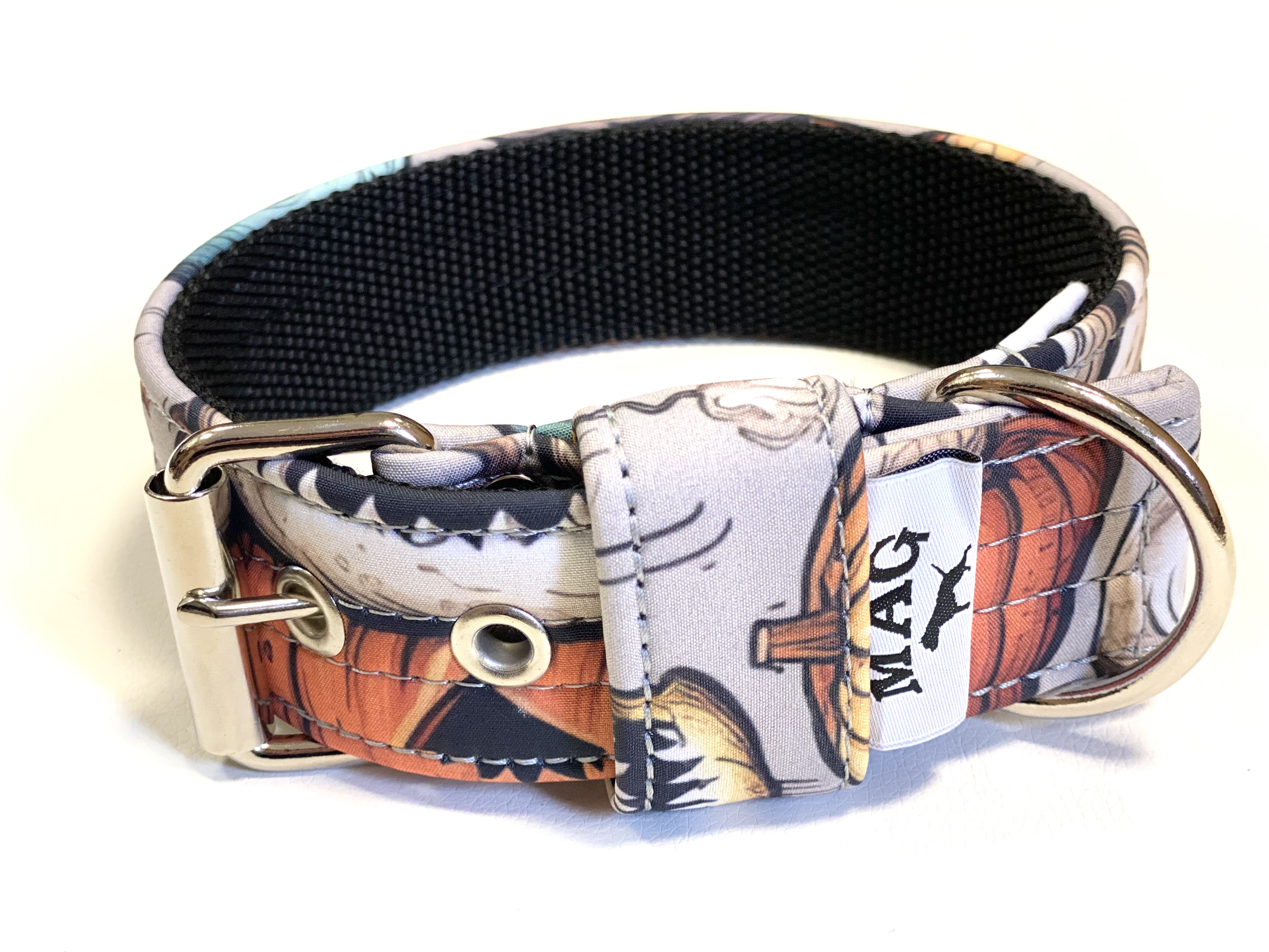 obojek soft. vršek š.5cm Halloween - dýně