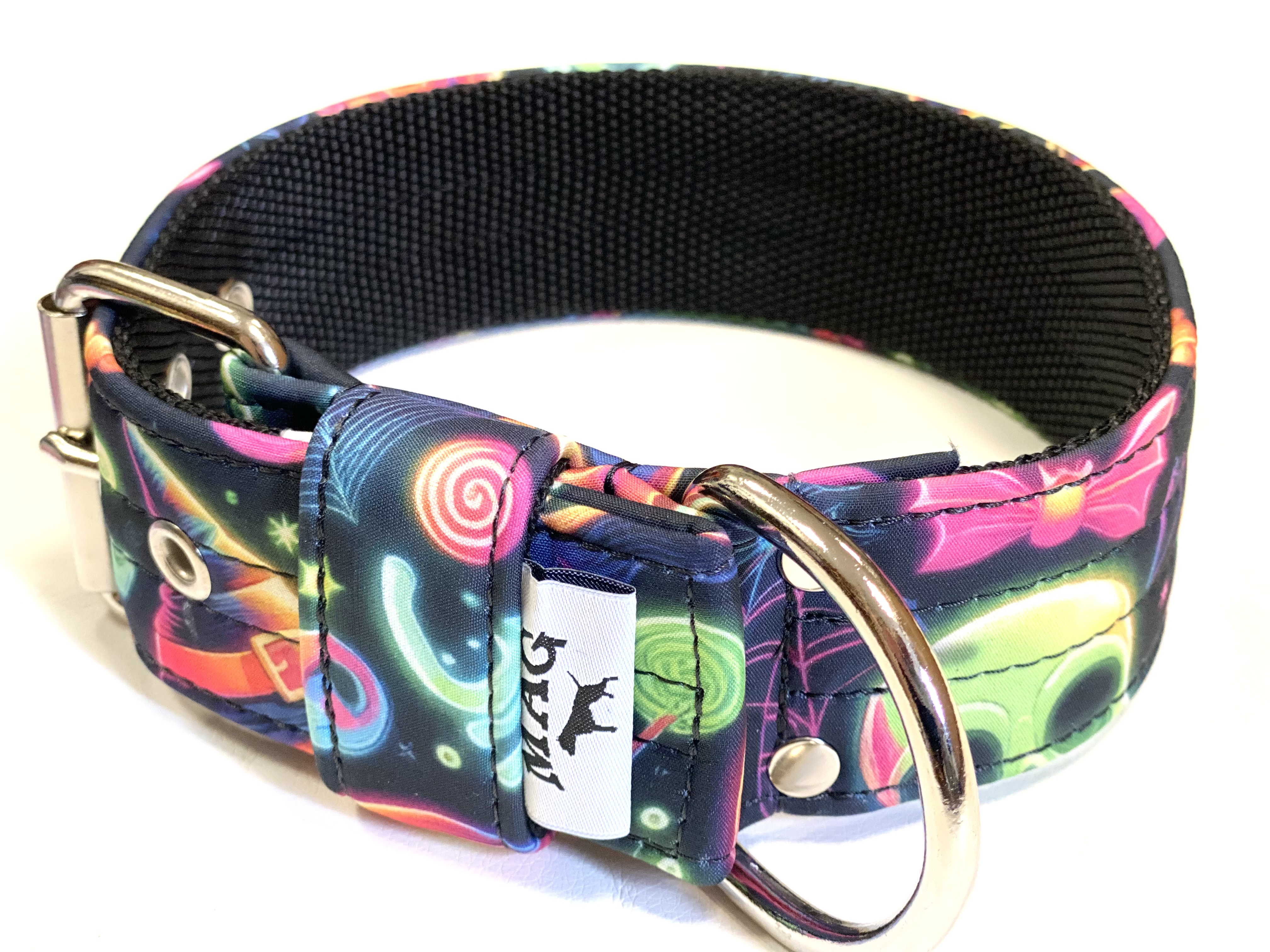 obojek soft. vršek š.4cm Halloween barevný