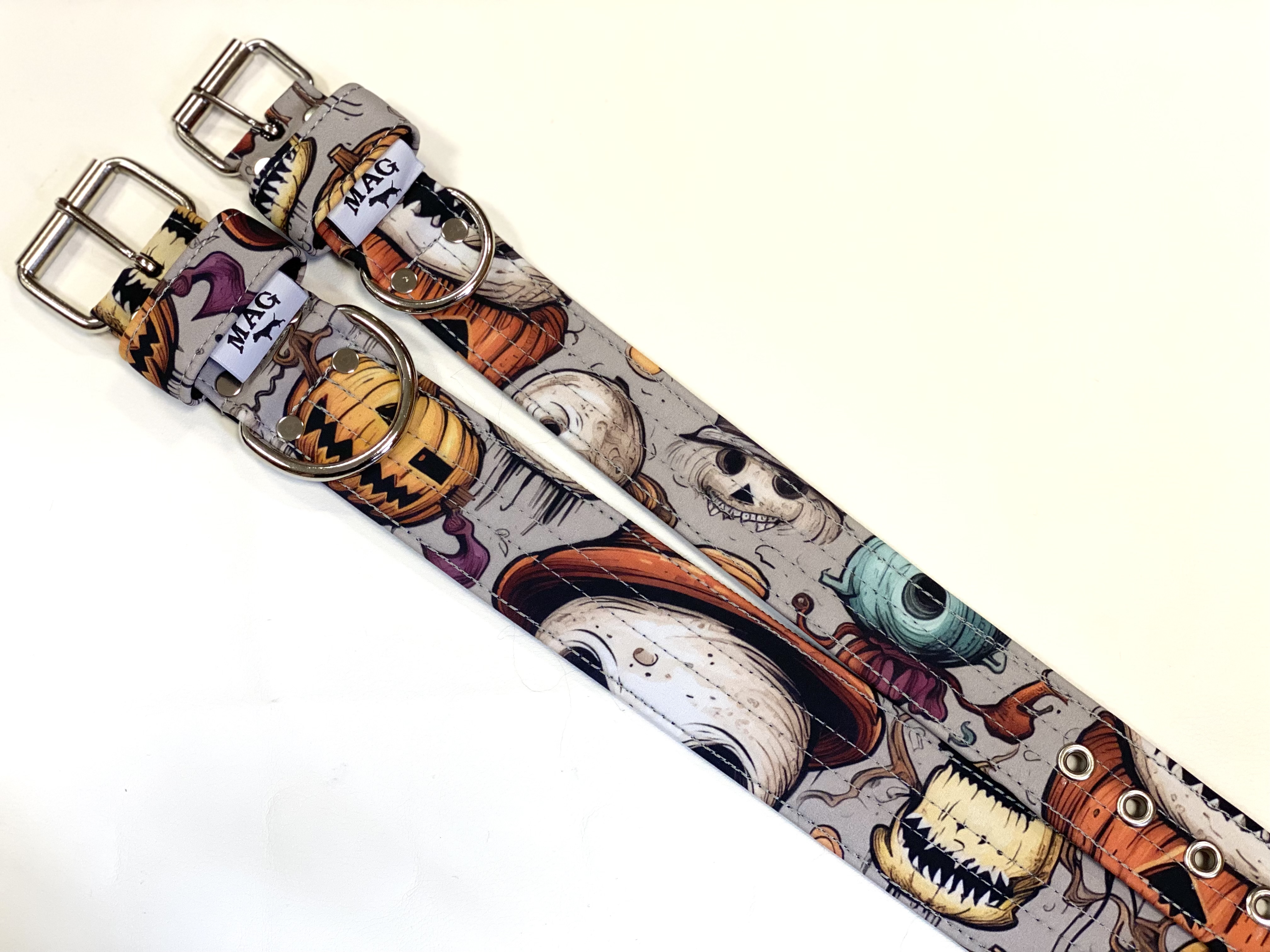 obojek celosoft. š.4cm Halloween - dýně