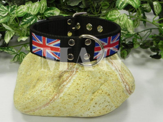 U.K. obojek , černý, š.3cm