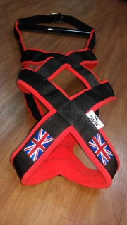 U.K. wieght pull postroj bílý, š.4cm