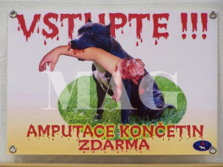 Výstražná cedulka č.3