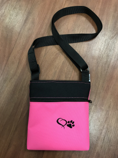 Kabelka na venčení / růžovočerná