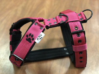 Postroj stavitelný 3cm+ výšivka- černé kování 