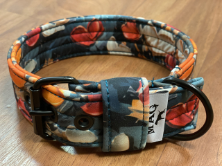 obojek soft. vršek - malovaná srdíčka š.4cm