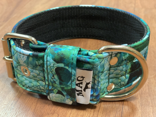 Obojek soft. vršek š.5cm - Lebka