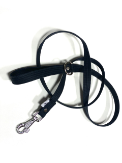 vodítko s uchem bavlna černá,d.1,5m