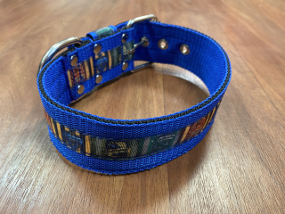 obojek modrý 3cm- Harry Potter