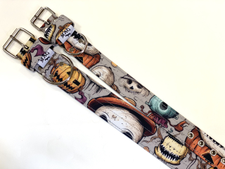 obojek celosoft. š.5cm Halloween - dýně