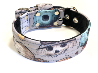 obojek soft. vršek š.5cm Halloween - dýně